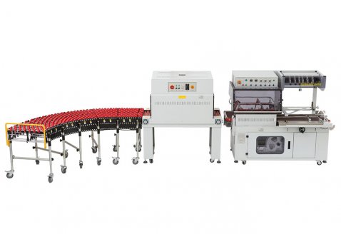Полностью автоматическая машина с термоусадочной обертыванием L-типа FL5545TBA+SM4525